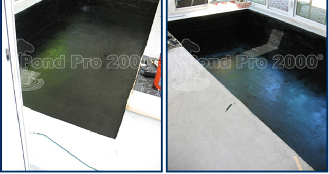 concrete pond coating